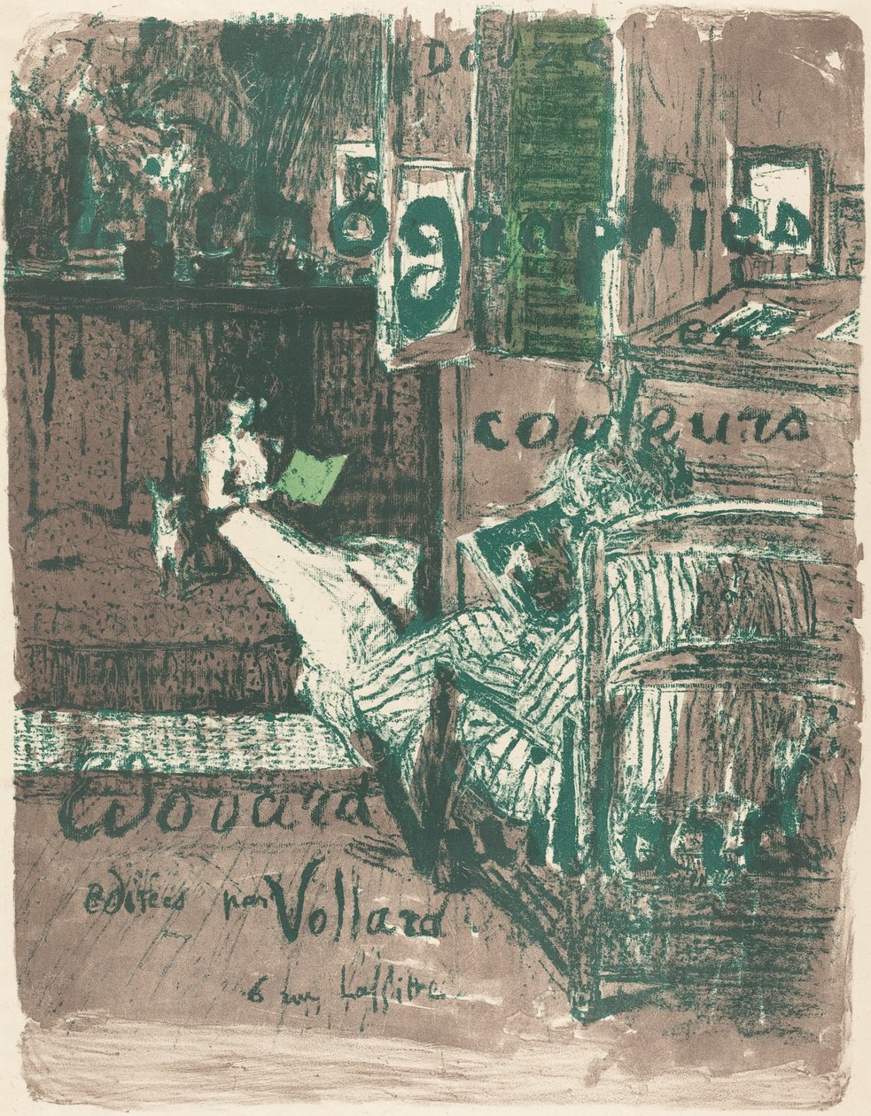 Borító a "Tájképek és belső terek" című albumhoz alkotó: Edouard Vuillard