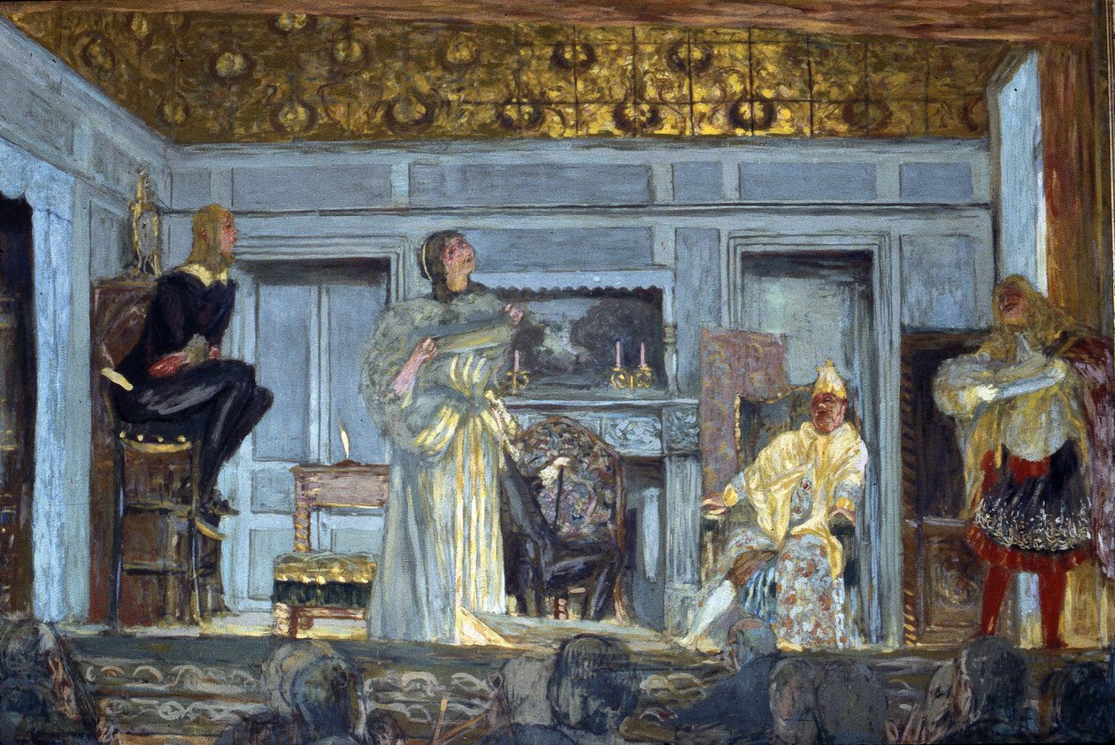 Moliere képzeletbeli beteg dekorjai alkotó: Edouard Vuillard