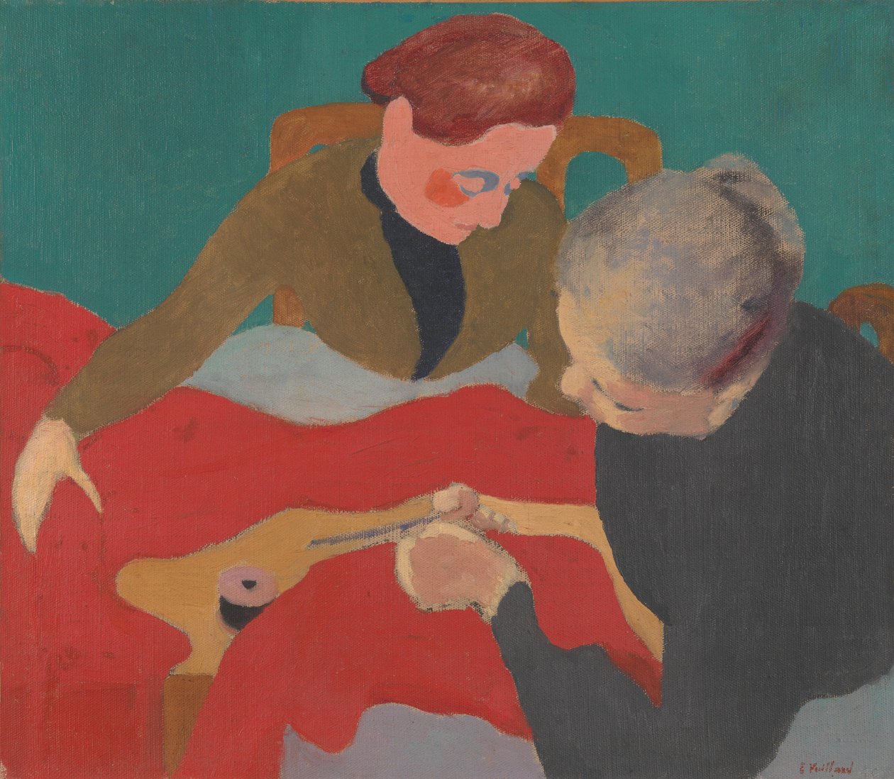 Varrónők, 1890-es évek alkotó: Edouard Vuillard