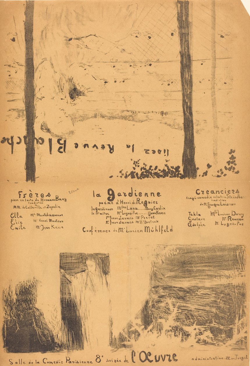 Brüder; Die Wächterin; Gläubiger alkotó: Edouard Vuillard