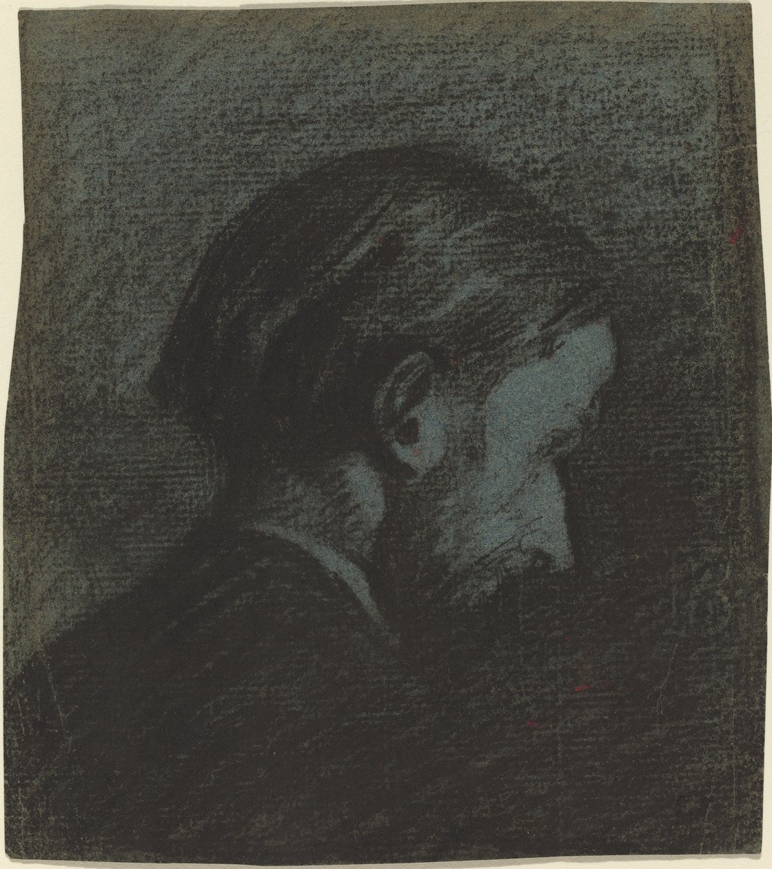 Egy szakállas férfi feje alkotó: Edouard Vuillard