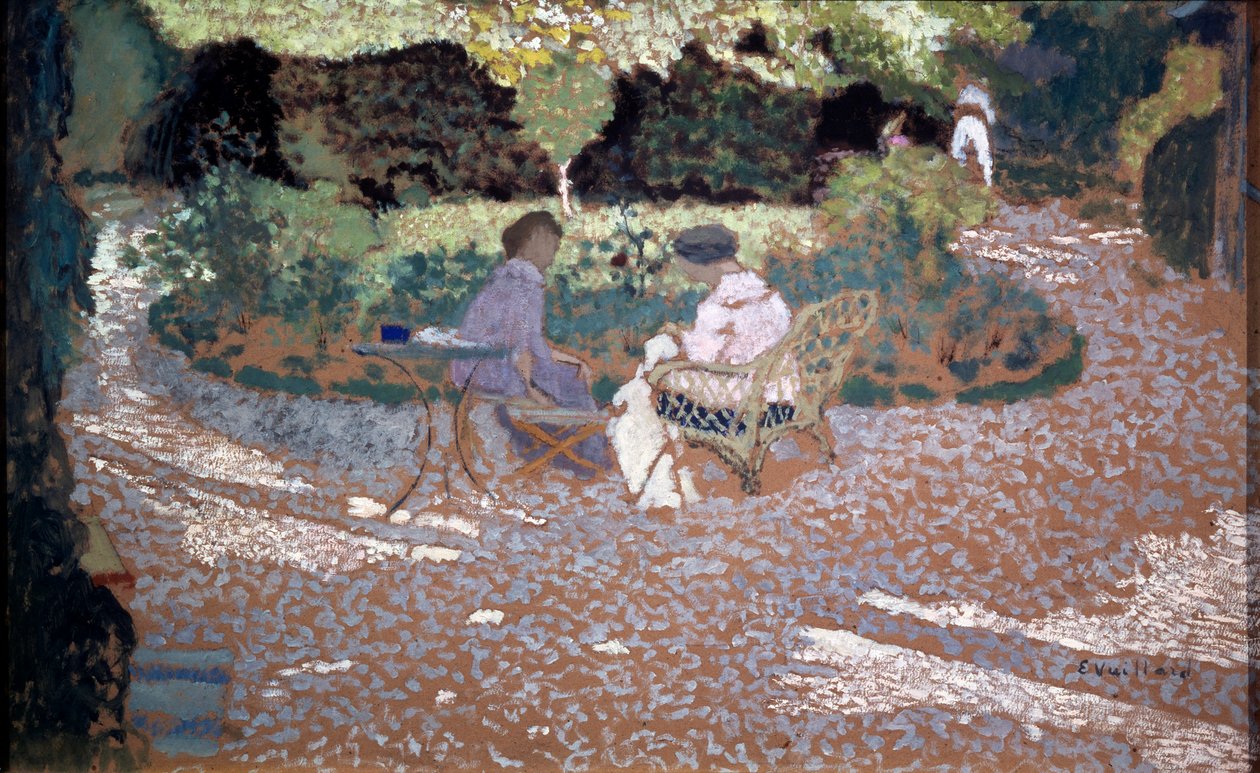 Kertben, 1895-1898. alkotó: Edouard Vuillard