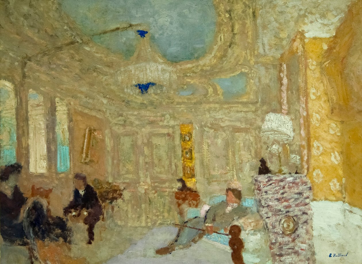 A Váróteremben alkotó: Edouard Vuillard