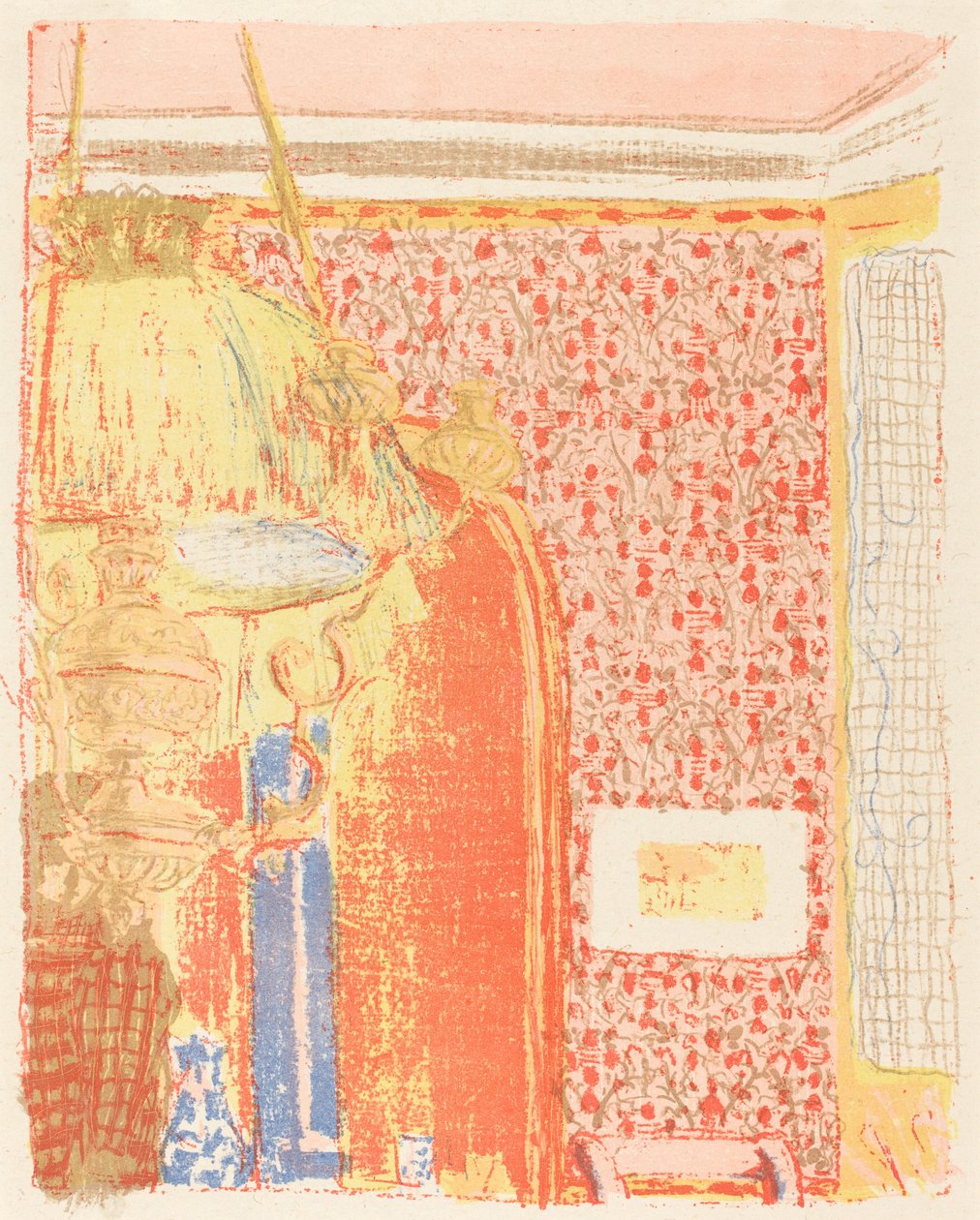 Belső rózsaszín tapétával III alkotó: Edouard Vuillard