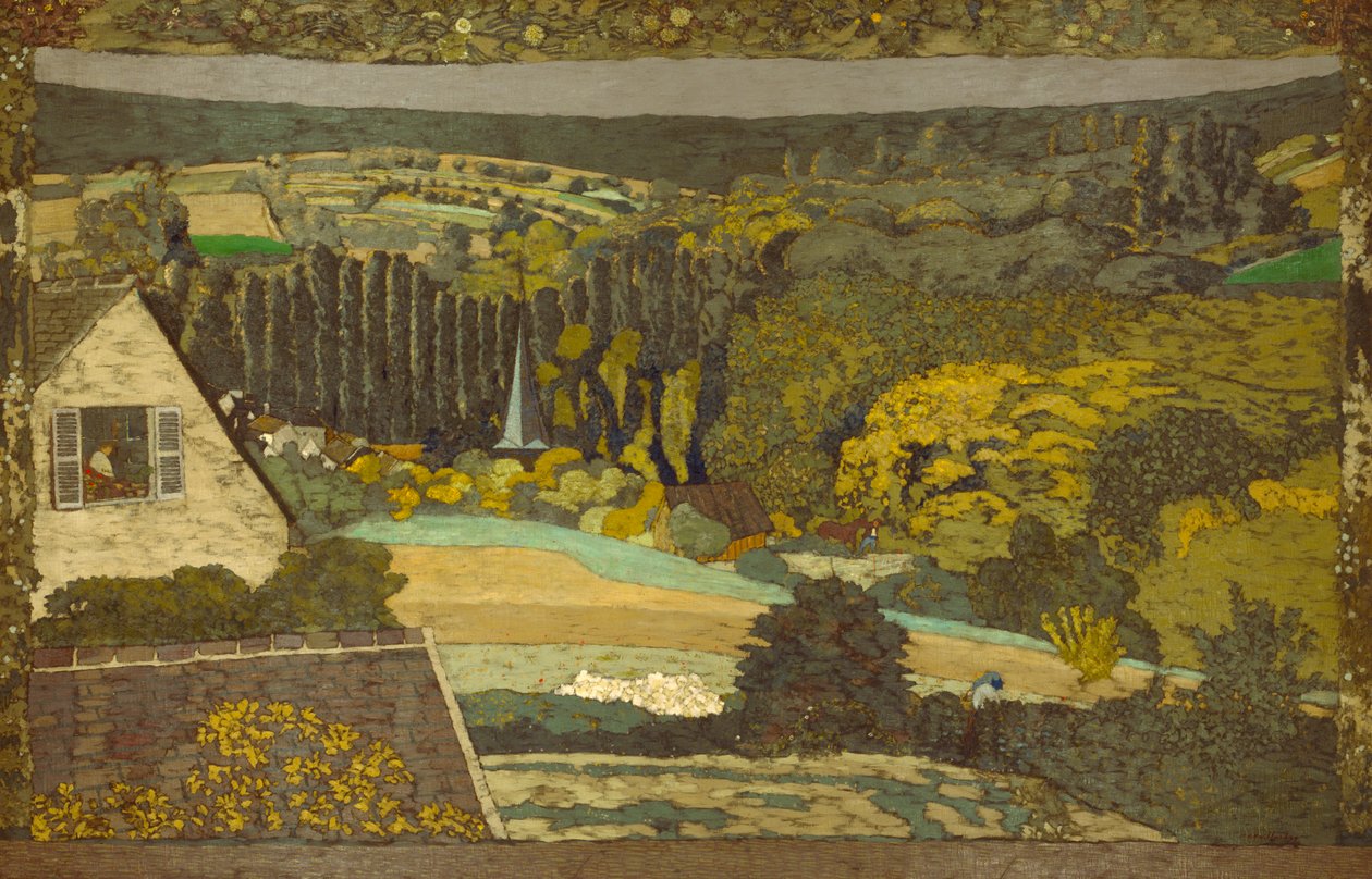 Tájkép: Az erdőre néző ablak alkotó: Edouard Vuillard