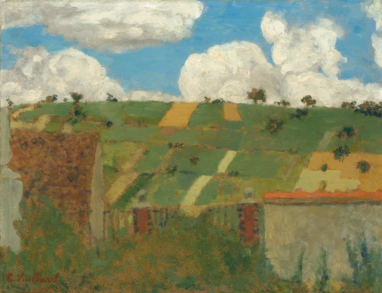 Ile-de-France tája, c. 1894. alkotó: Edouard Vuillard