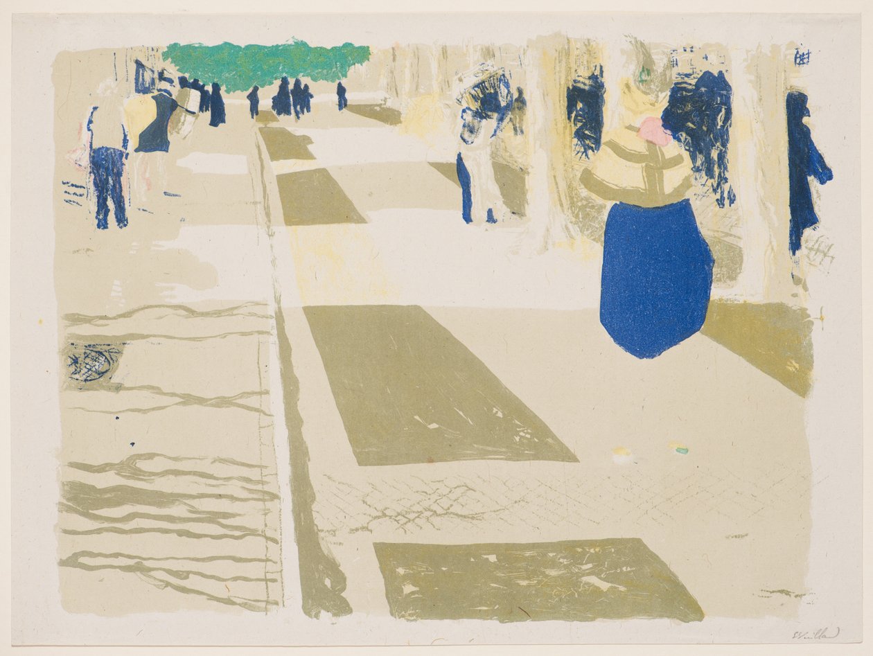 Tájképek és enteriőrök: A fasor alkotó: Edouard Vuillard