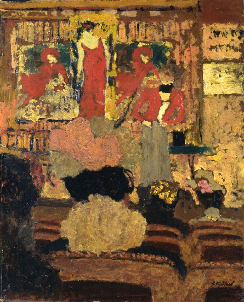 Az illuzionista szám c. 1895. alkotó: Edouard Vuillard