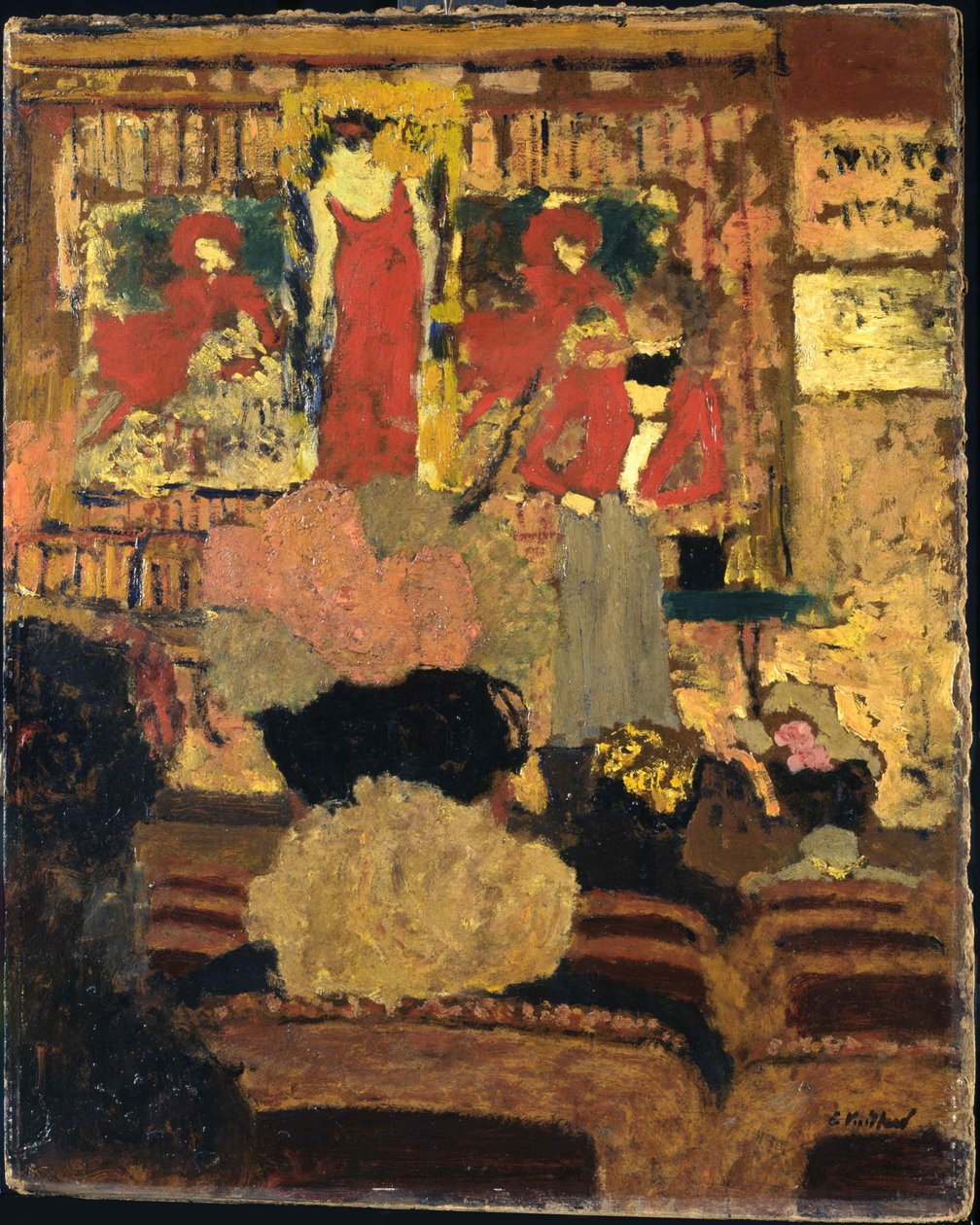 Az illuzionista szám c. 1895. alkotó: Edouard Vuillard