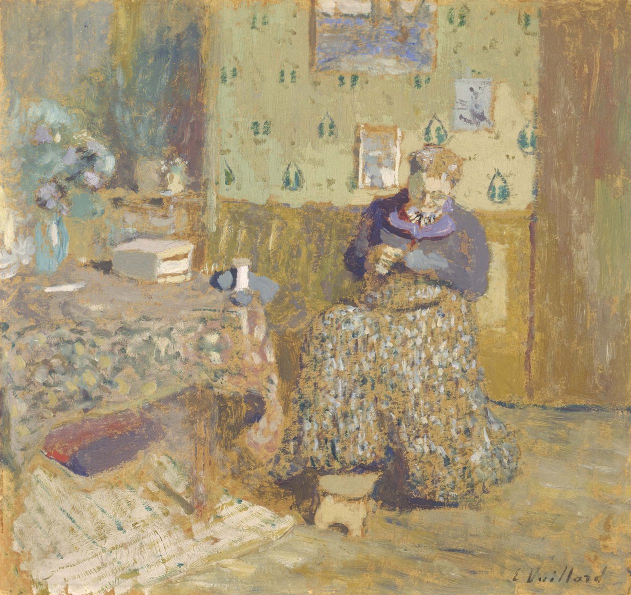 Madame Vuillard Varró, 1920 alkotó: Edouard Vuillard