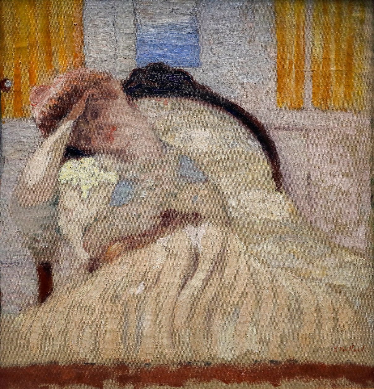 Misia egy karosszékben ül alkotó: Edouard Vuillard