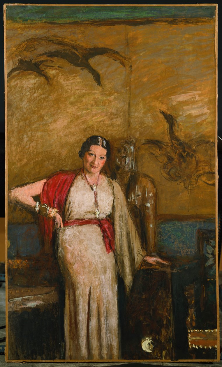 Mrs. Freyssinet, 1934 körül alkotó: Edouard Vuillard