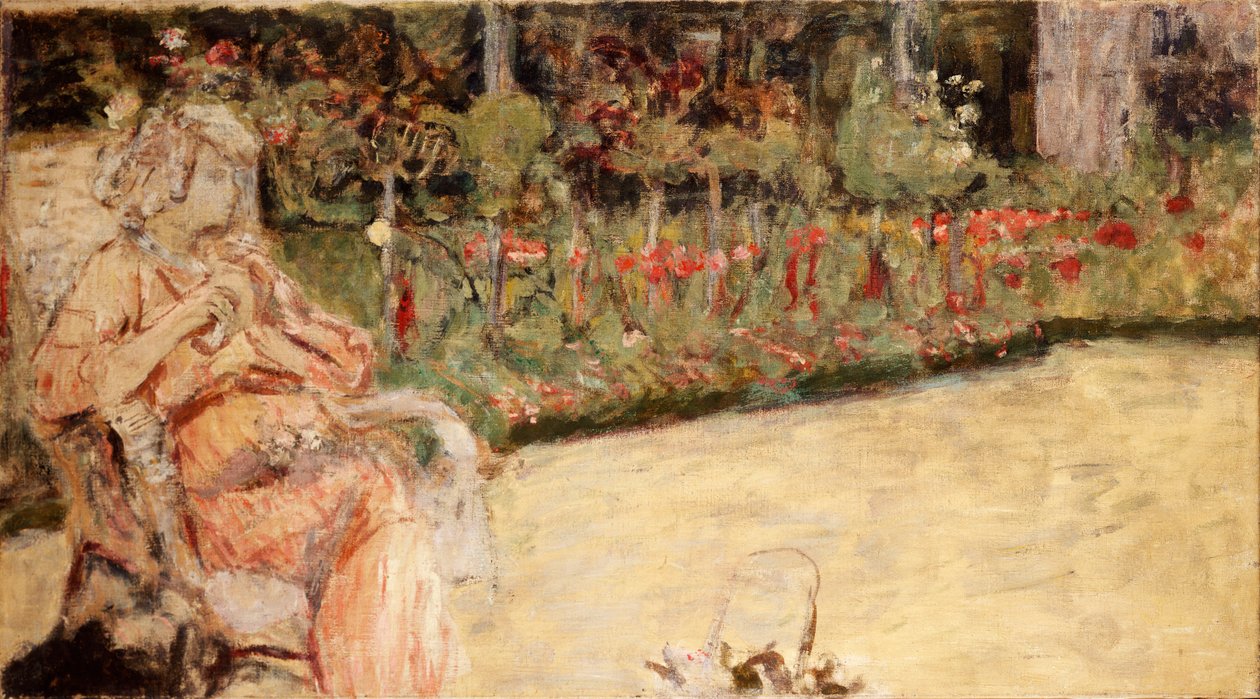 Hessel asszony a Cezanne kertjében Vaucressonban, 1920 körül alkotó: Edouard Vuillard