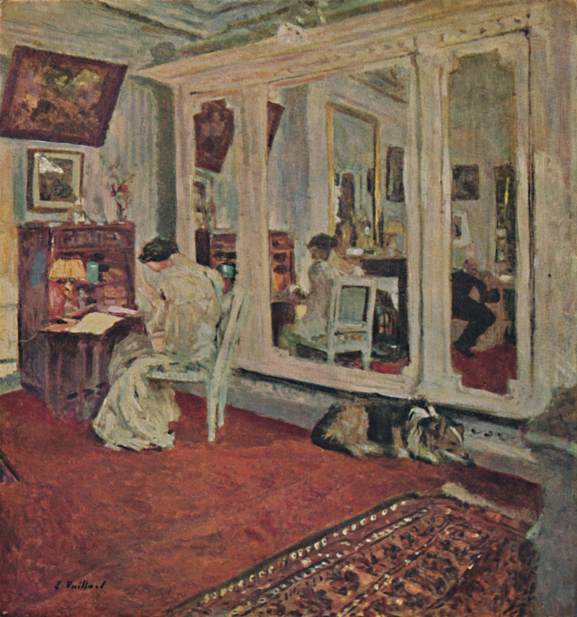 Mrs. Hessel, Rue Rivoli Körülbelül 1902, c1902, 1946 alkotó: Edouard Vuillard