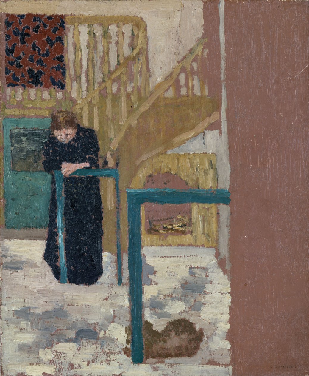 Vuillard asszony a díszlettervezők stúdiójában, 1893-94 alkotó: Edouard Vuillard