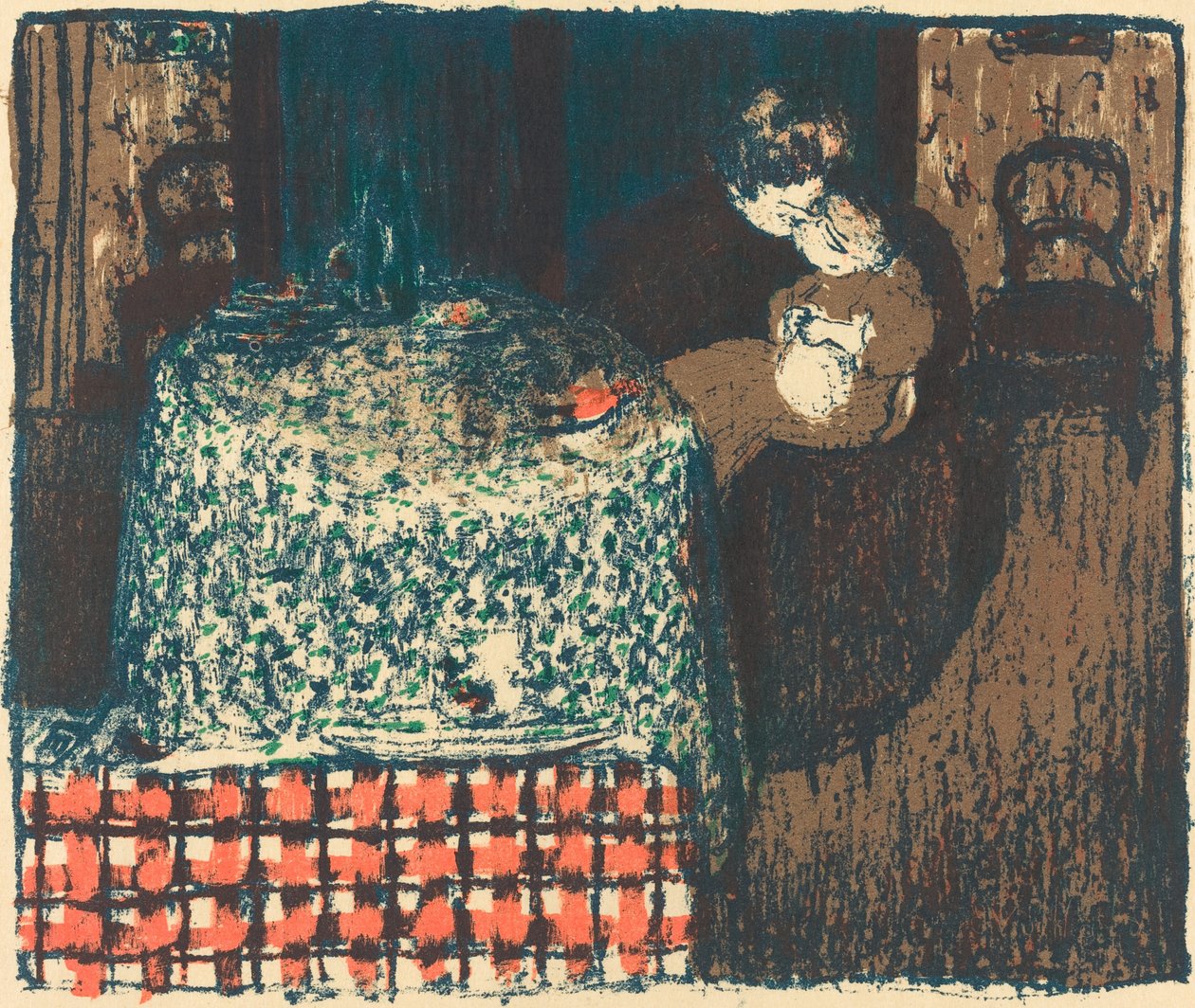 Anyaság (Maternite) alkotó: Edouard Vuillard