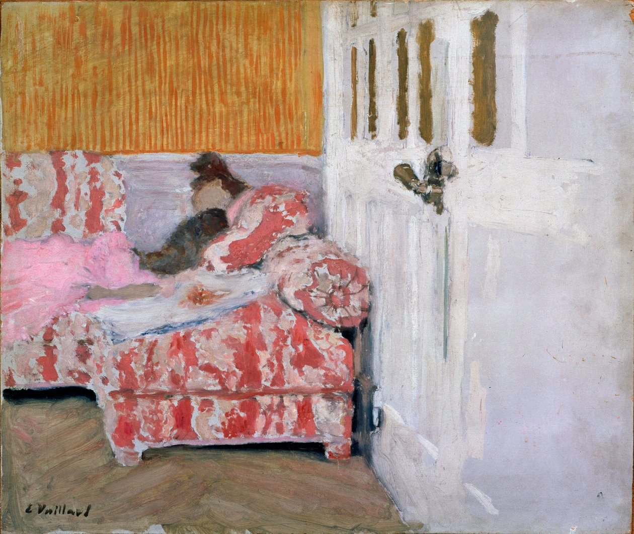 [A kanapén A fehér szoba, 1890-1893. alkotó: Edouard Vuillard