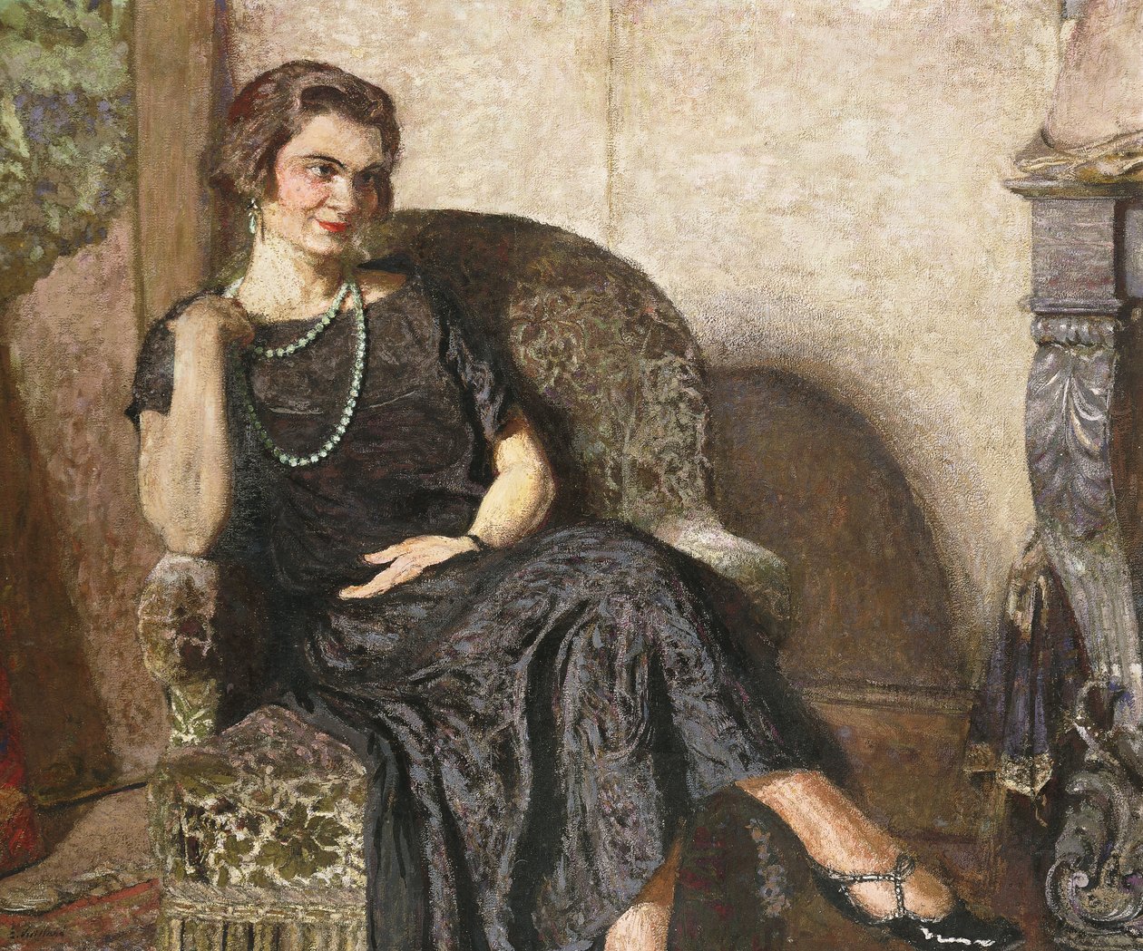 Fridette Satton asszony portréja, 1923 alkotó: Edouard Vuillard
