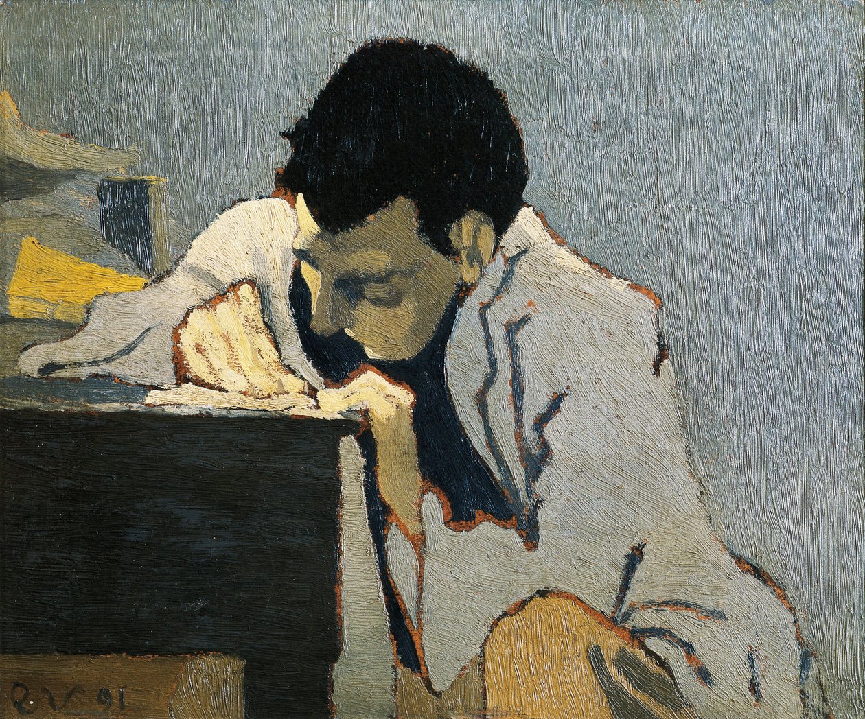 Aurelien Lugne-Poe portréja. Edouard VUILLARD festménye (1868-1940) alkotó: Edouard Vuillard