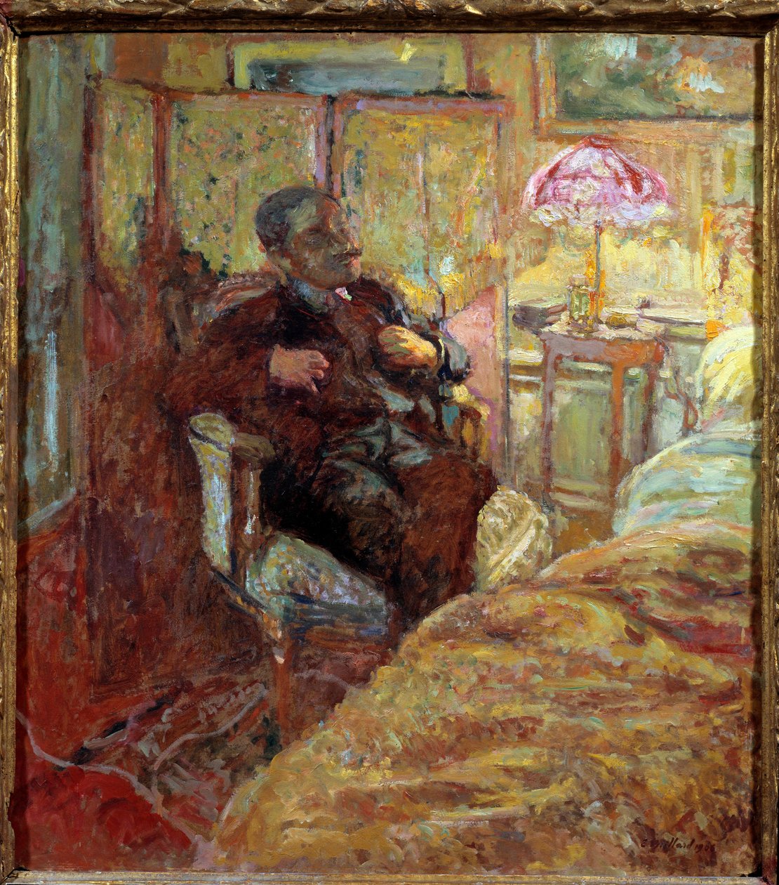 Romain Coolus (1868 - 1952) francais író portréja alkotó: Edouard Vuillard