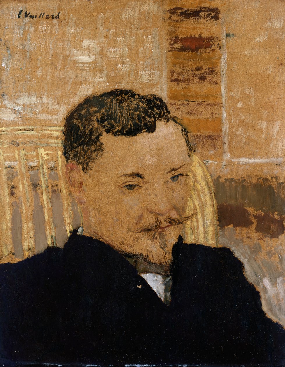Romain Coolus portréja, 1897 körül alkotó: Edouard Vuillard