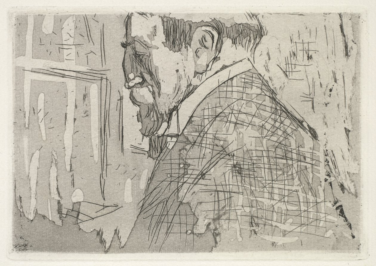 Theo van Rysselberghe portréja alkotó: Edouard Vuillard