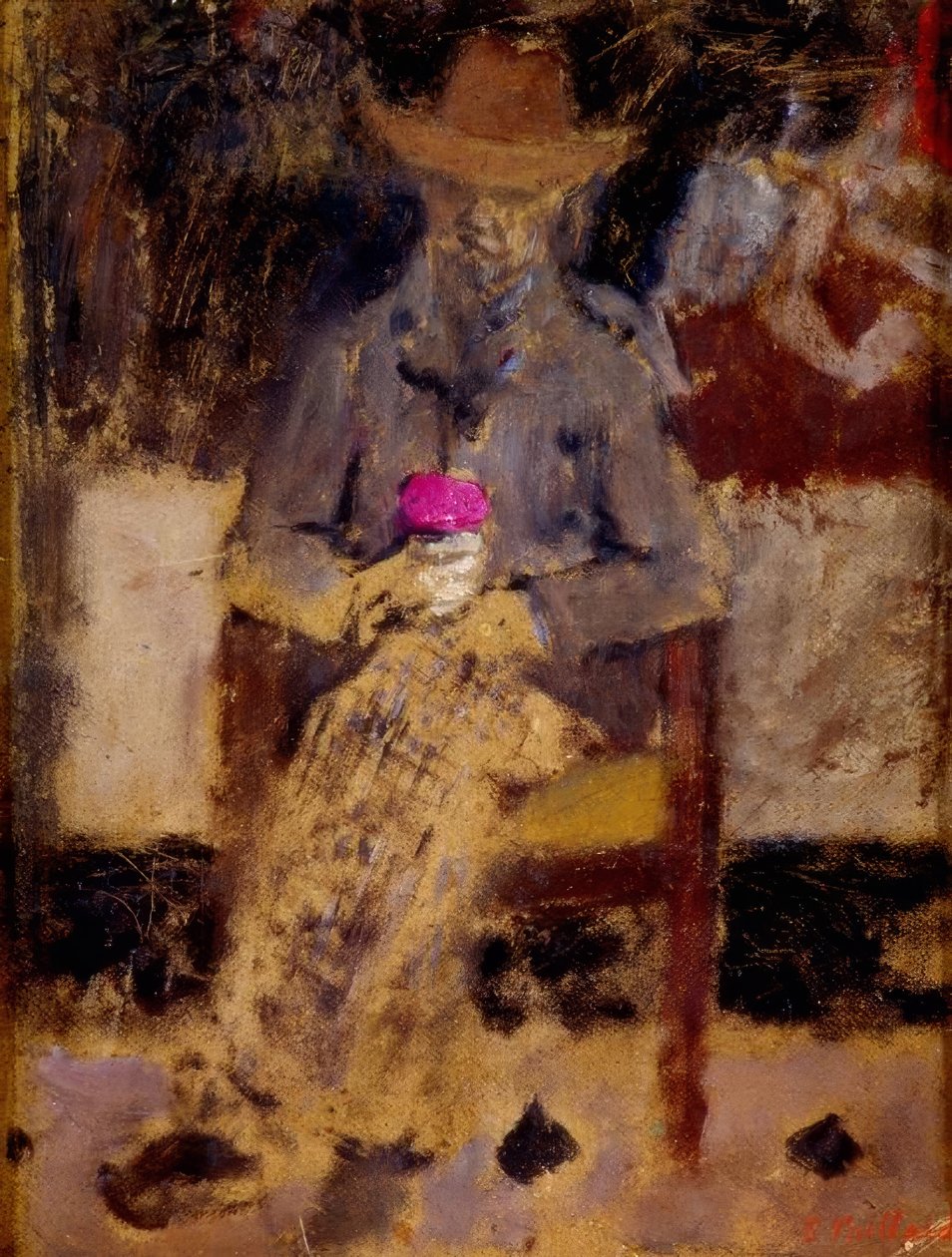 Retrato de Felix Vallotton alkotó: Edouard Vuillard