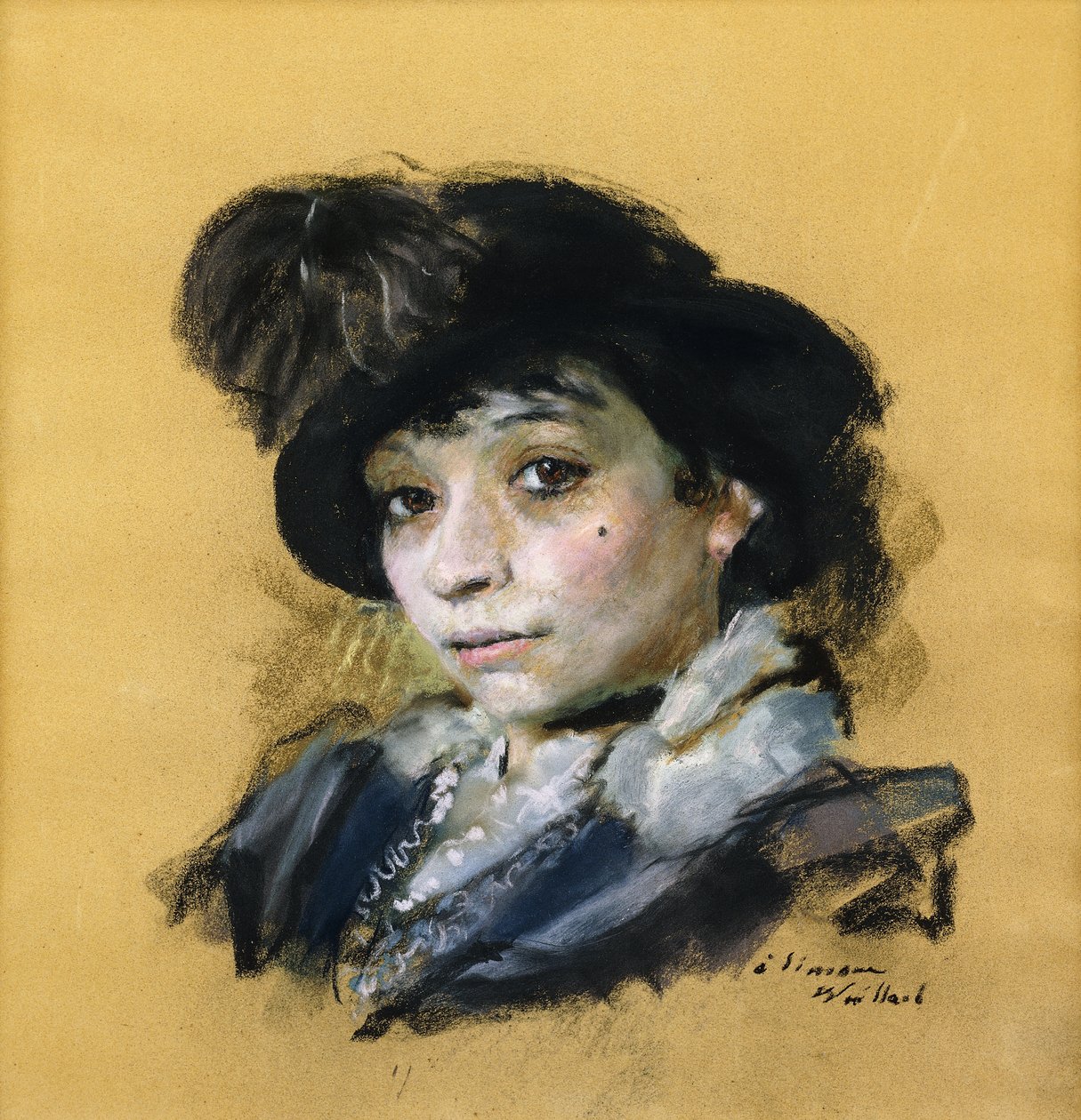 Simone, 1912 körül alkotó: Edouard Vuillard