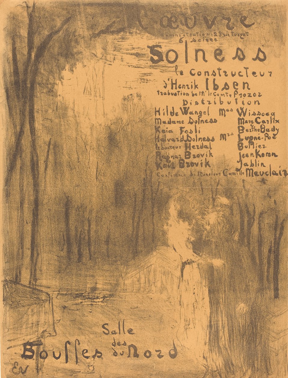 Solness, az építő, 1894. alkotó: Edouard Vuillard