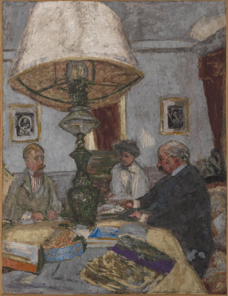 A nagy lámpa alatt Saint-Jacutban alkotó: Edouard Vuillard