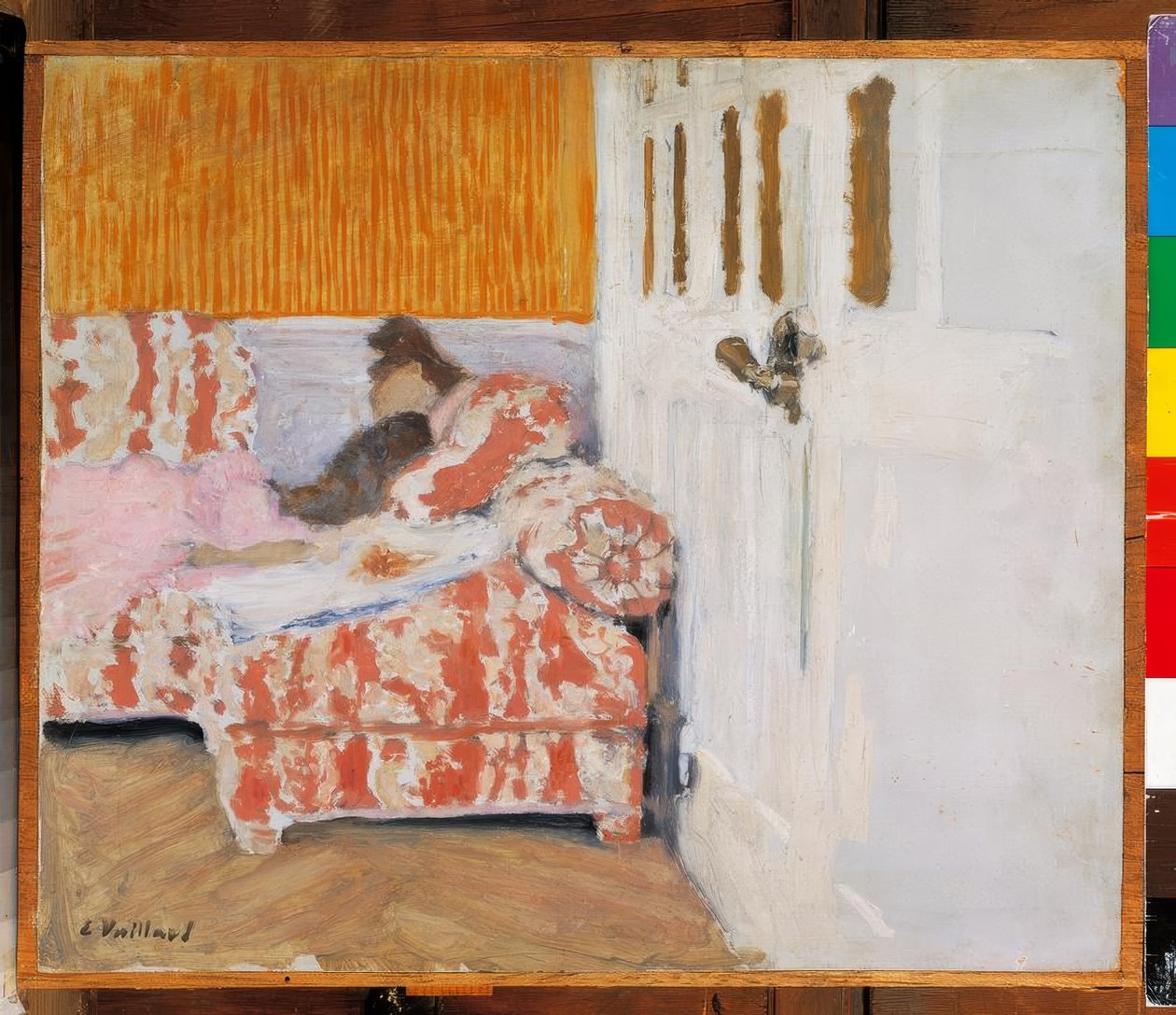 A kanapén (A fehér szoba) alkotó: Edouard Vuillard
