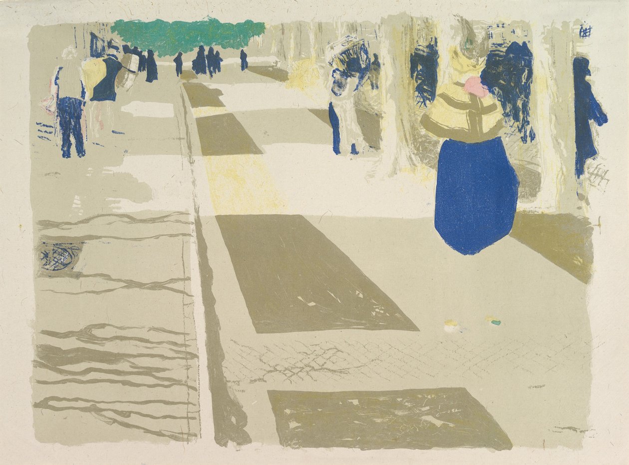 The Avenue, a Tájképek és belső terek sorozatból alkotó: Edouard Vuillard