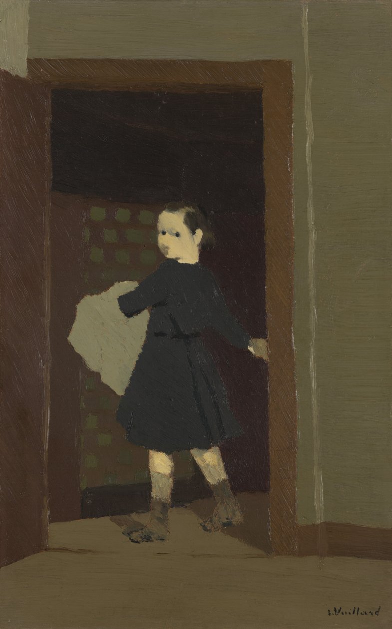 A gyermek az ajtóban, 1891-92 alkotó: Edouard Vuillard