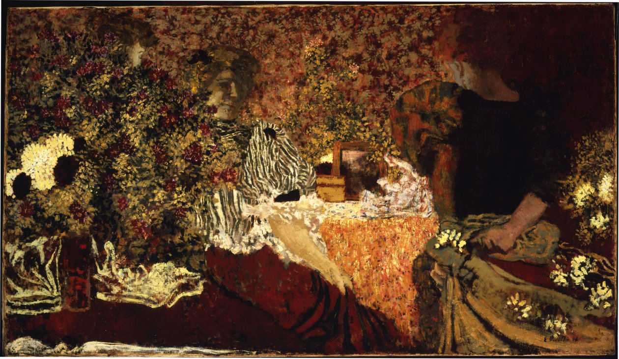A fésülködőasztal alkotó: Edouard Vuillard