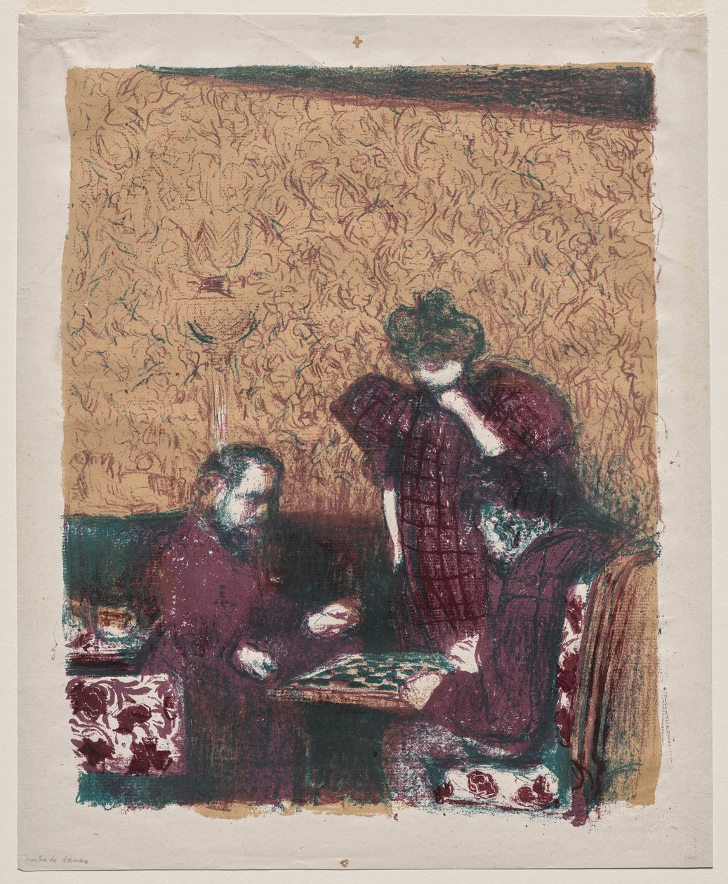 Dámajáték alkotó: Edouard Vuillard