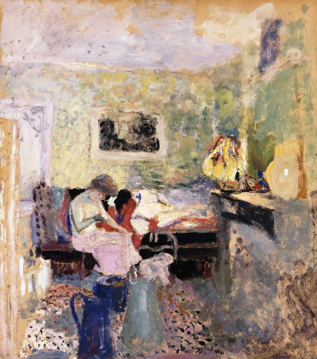 A zöld hálószoba, 1905 alkotó: Edouard Vuillard