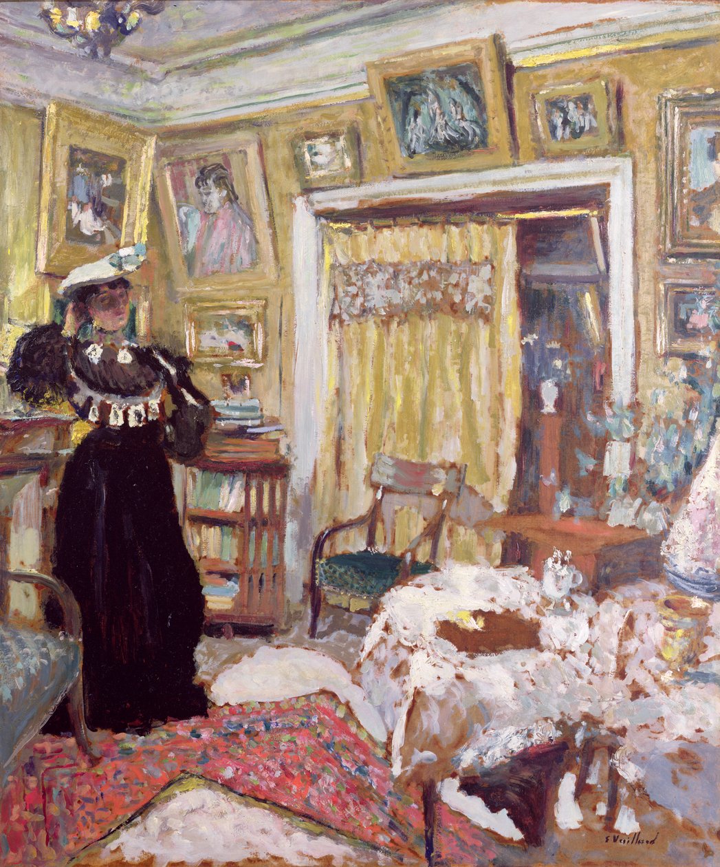 A Hessel Szalon, Rue de Rivoli, 1901 alkotó: Edouard Vuillard