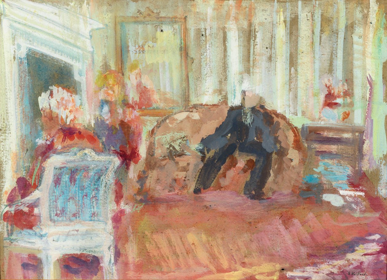 Die Wohnung der Hessels, Rue de Rivoli, Paris alkotó: Edouard Vuillard
