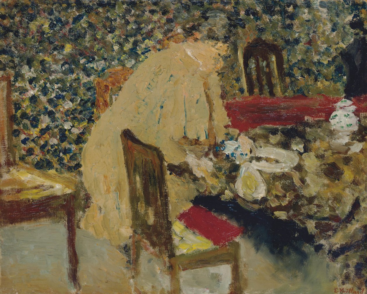Az ebéd; Az ebéd, 1895 körül alkotó: Edouard Vuillard