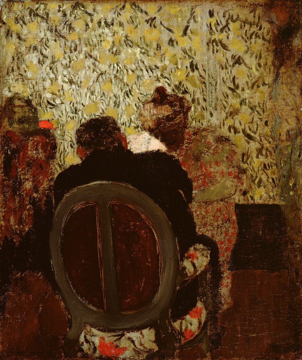 A manikűr, 1897 (olaj a kártyán) alkotó: Edouard Vuillard