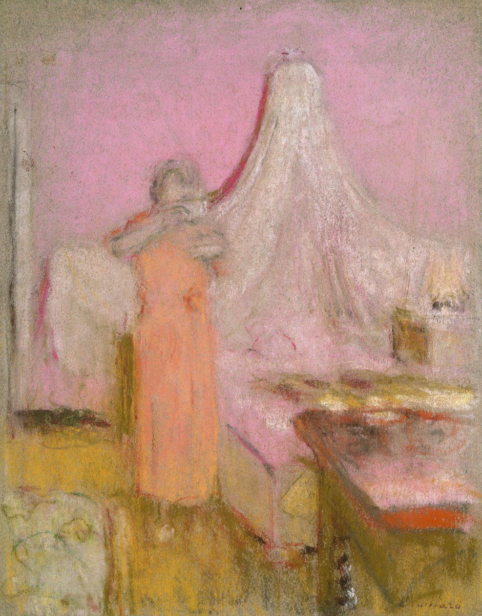 A reggeli csésze tea, 1930 körül alkotó: Edouard Vuillard