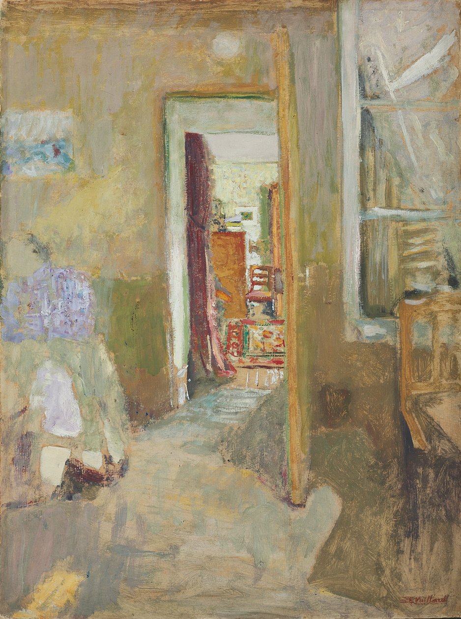 A nyitott ajtó c. 1902-1903 alkotó: Edouard Vuillard