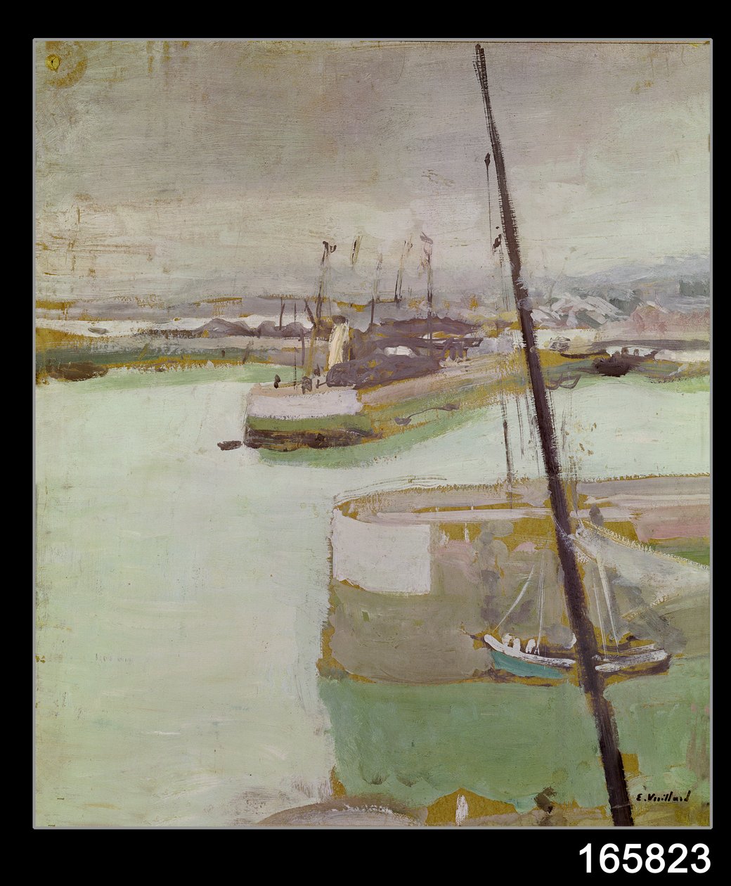 Honfleur kikötője, 1919 alkotó: Edouard Vuillard