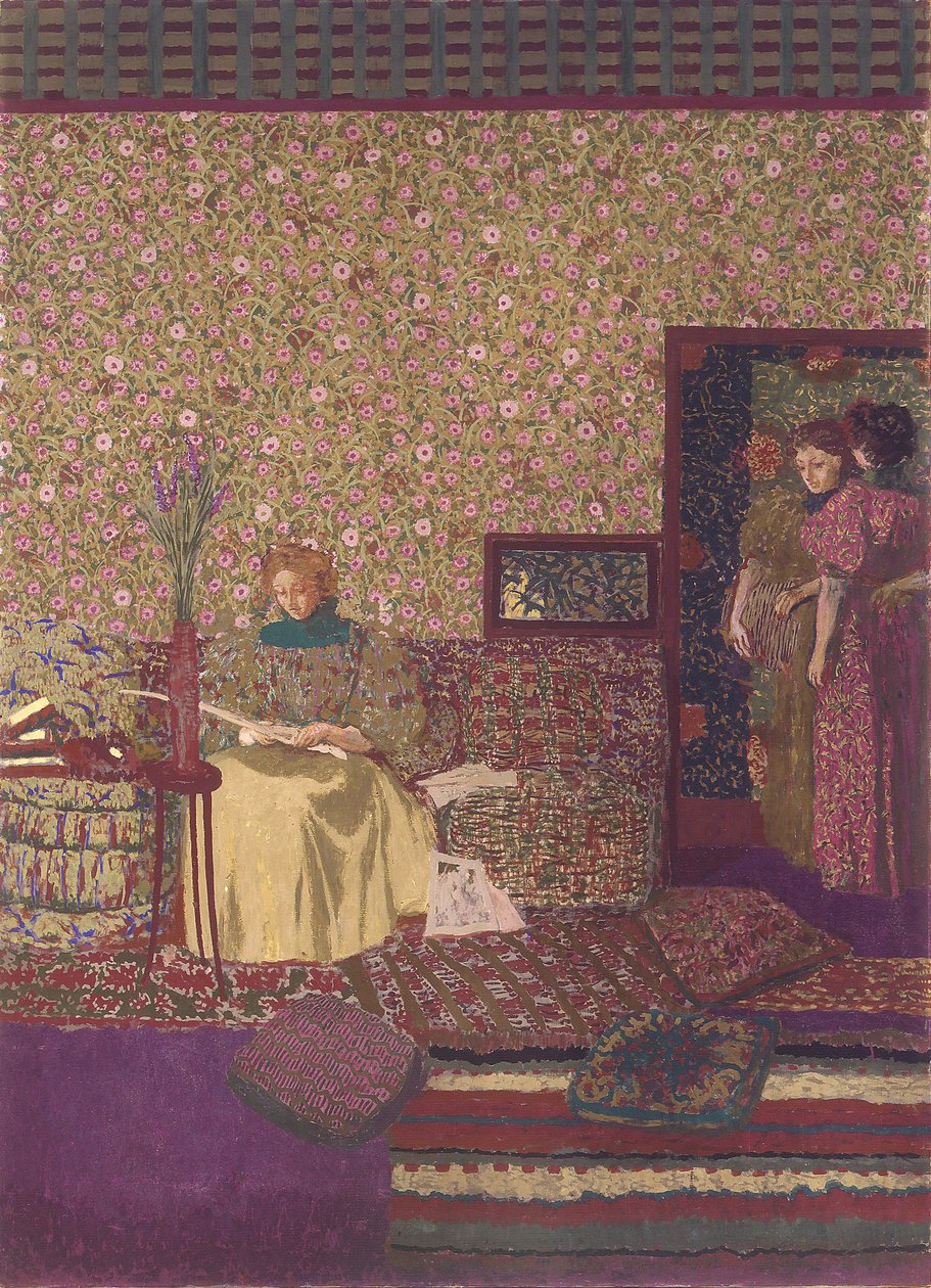 Az adatvédelem. Dísz Dr. Vaquez könyvtárának alkotó: Edouard Vuillard