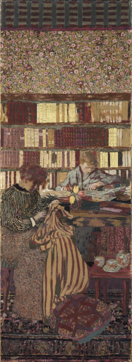 Az adatvédelem. Dísz Dr. Vaquez könyvtárának alkotó: Edouard Vuillard