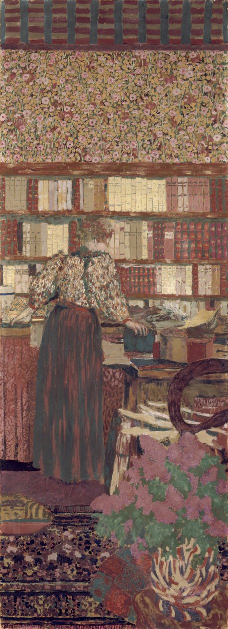 Az adatvédelem. Dísz Dr. Vaquez könyvtárának alkotó: Edouard Vuillard