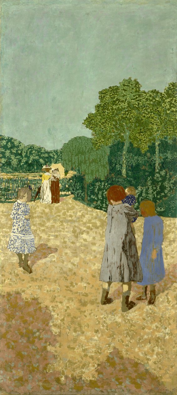 The Promenade, 1894 (reprém, vászon) alkotó: Edouard Vuillard