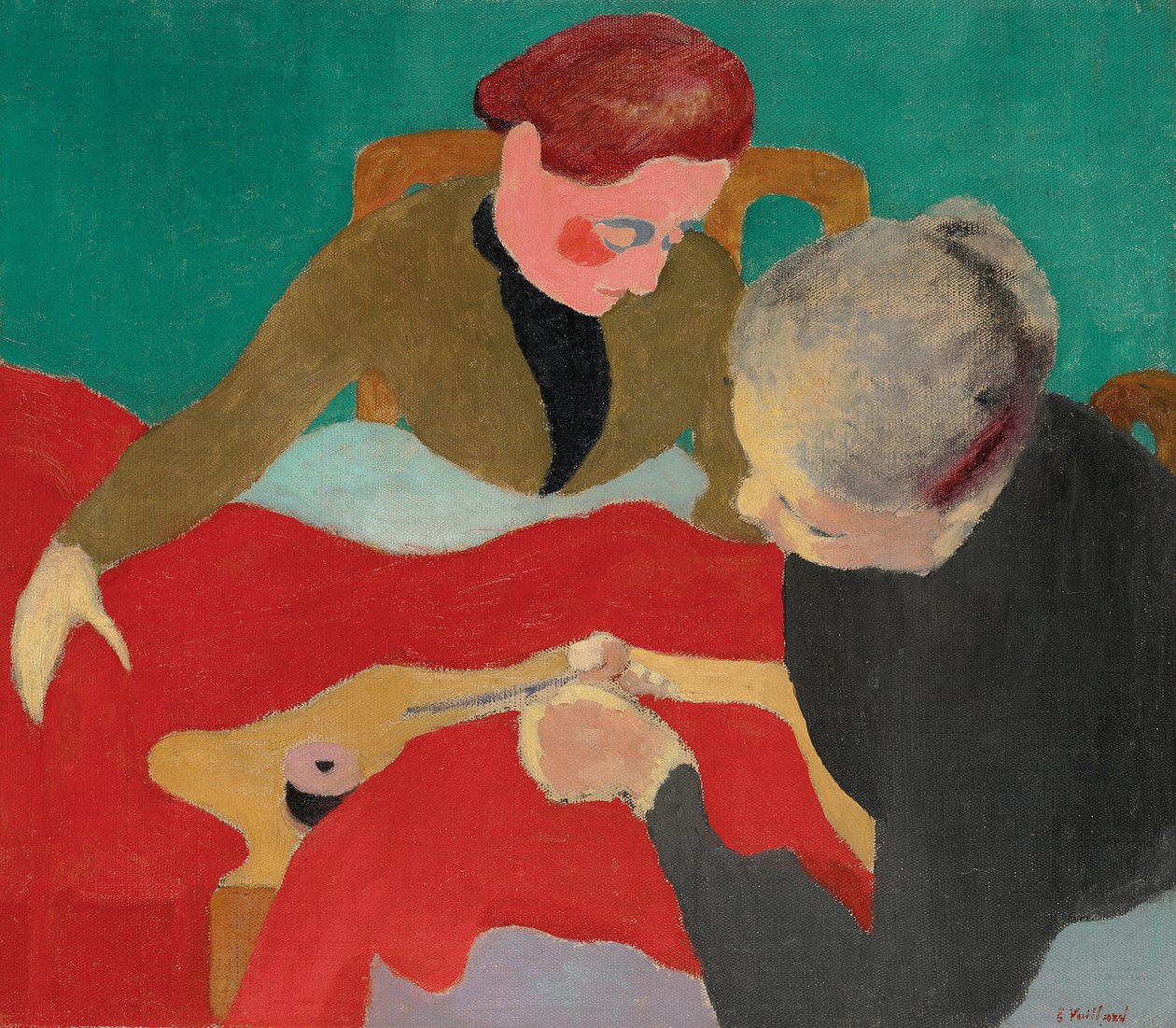 A varrónők; Les couturieres, 1890 alkotó: Edouard Vuillard