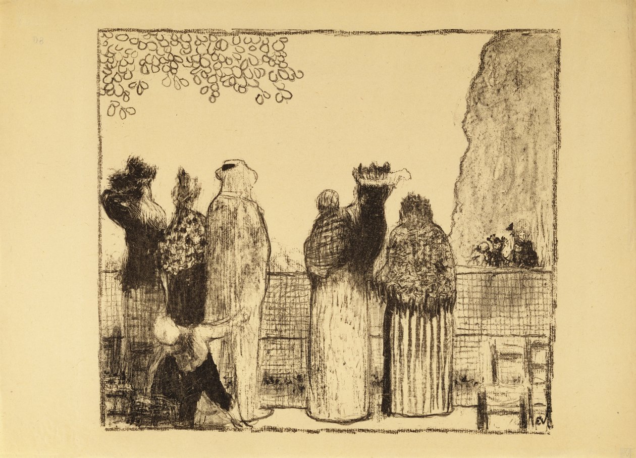 A Tuileriák, 1895 alkotó: Edouard Vuillard