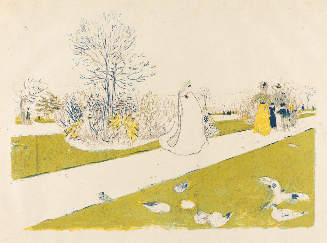 A Tuileriák kertje A Tuileriák kertje 1896-ban jelent meg. alkotó: Edouard Vuillard